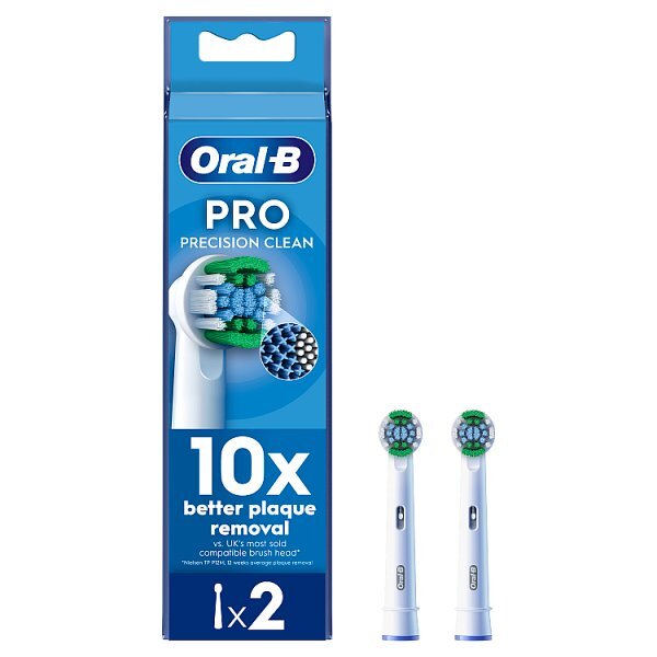 Oral-B Pro Precision Clean Toothbrush Heads, 2 Counts