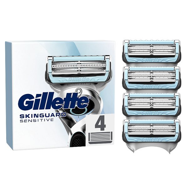 Gillette SkinGuard Sensitive Razor Blade Refills Aloe x4