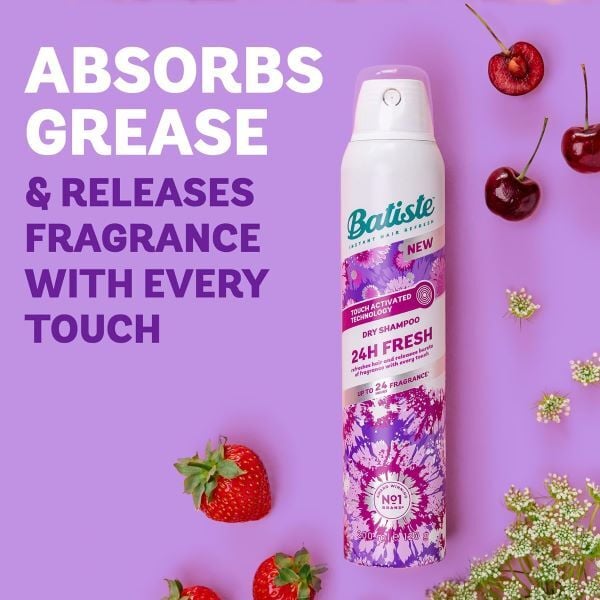 Batiste 24H Fresh Dry Shampoo Touch Activated Technology