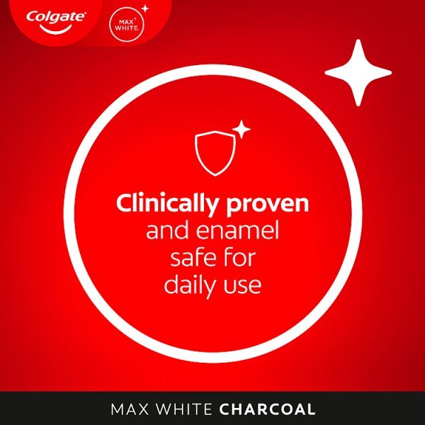 Colgate Max White Charcoal Whitening Toothpaste 75ml