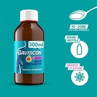 Gaviscon Liquid Heartburn & Indigestion Aniseed 300ml