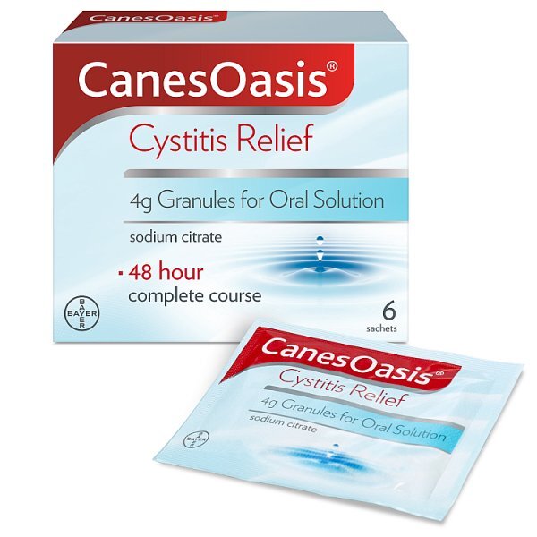 CanesOasis Cystitis Relief Cranberry Flavour 6 Sachets