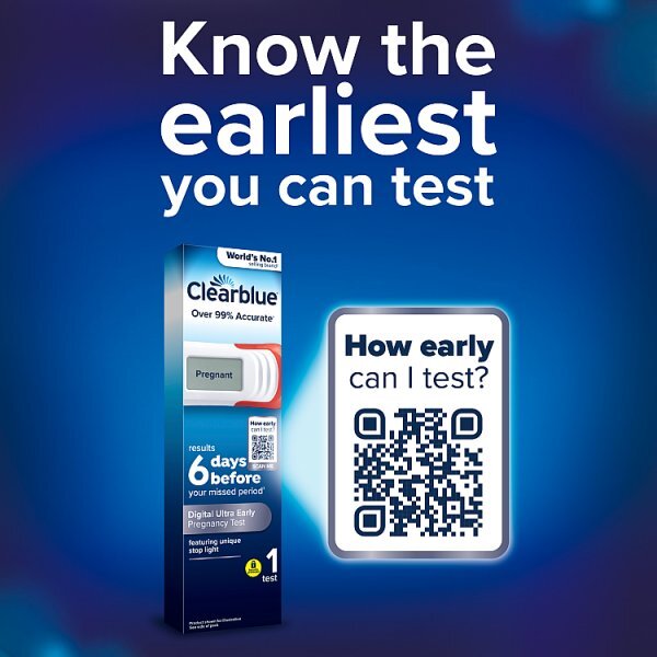 Clearblue Digital Ultra Early Pregnancy Test - 1 Test