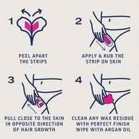 Veet Expert Wax Strips Bikini & Underarm Sensitive 16s