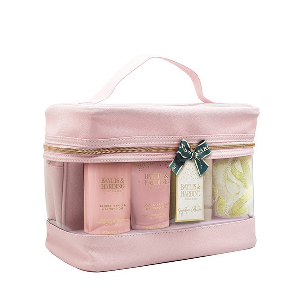 Baylis & Harding Jojoba Vanilla & Almond Oil, Luxury Bag Set