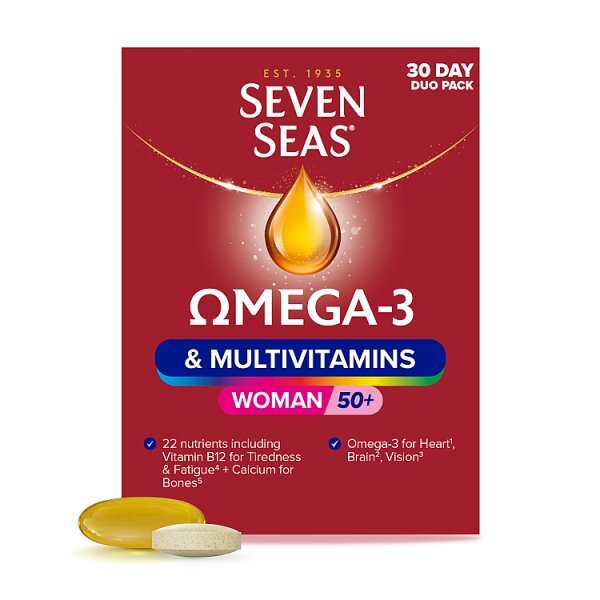 Seven Seas Omega 3 & Multivitamins Woman 50+ Duo