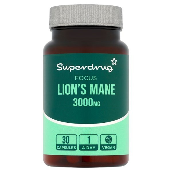 Superdrug Lions Mane 3000mg 30s