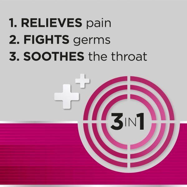 Strepsils Extra Cherry Throat & Pain Relief Lozenges 24s