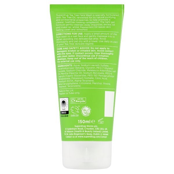 Tea Tree Face Wash 150ml