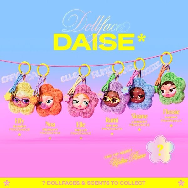 DAISE Mystery Dollface Charm & Mini Solid Fragrance, 1 Set