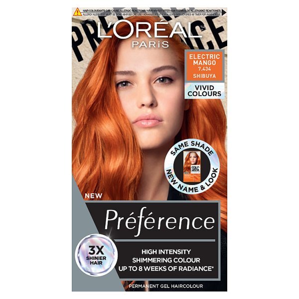 Preference Vivids (Colorista) Hair Dye Electric Mango 7.46
