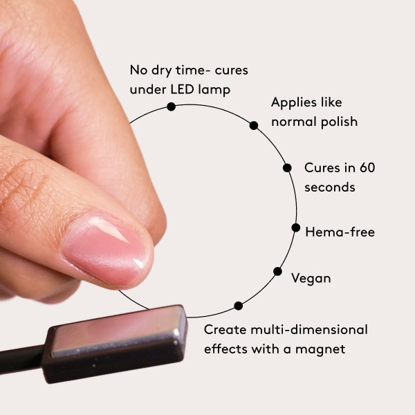 Mylee Gel Cat Eye Nail Polish Pink Sands 8Ml