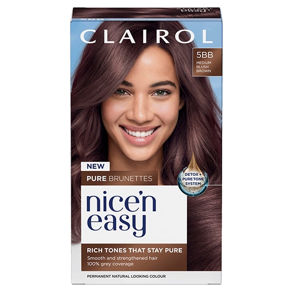 Clairol Nice'n Easy Pure Brunettes 5Bb Medium Blush Brown