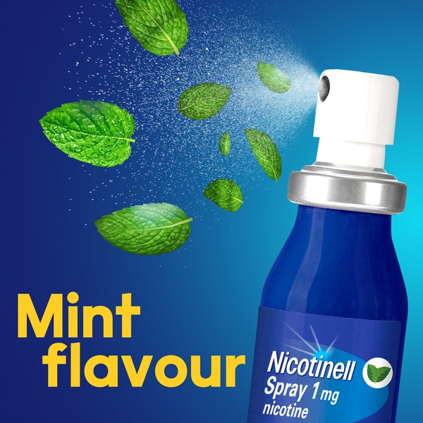 Nicotinell (Nicotine) 1Mg Mint 2X150 Sprays Stop Smoking Aid