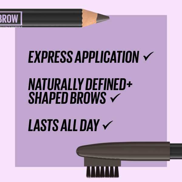 Maybelline Express Brow Shaping Pencil 04 Medium Brown