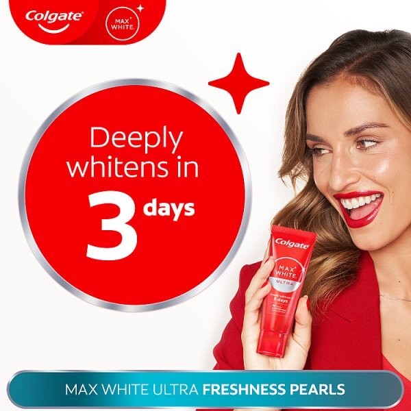 Colgate Max Ultra Fresh Pearls Whitening Toothpaste 75Ml
