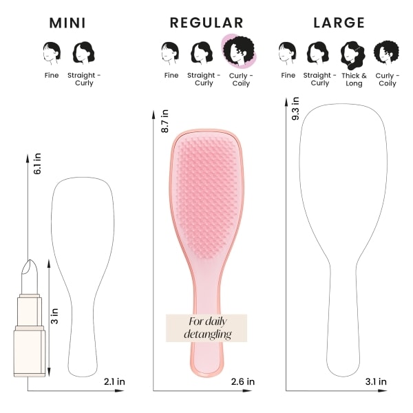 Tangle Teezer Naturally Curly Mango & Pink