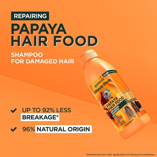 Garnier Ultimate Blends Hair Food Papaya Shampoo 350ml
