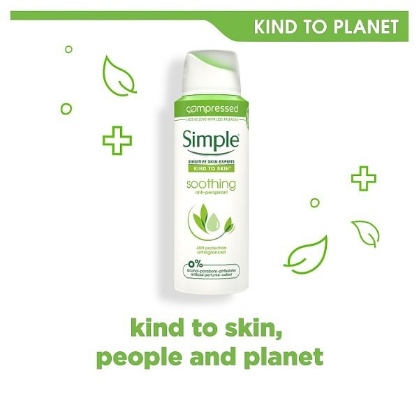 Simple Soothing Anti-perspirant Deodorant 125ml