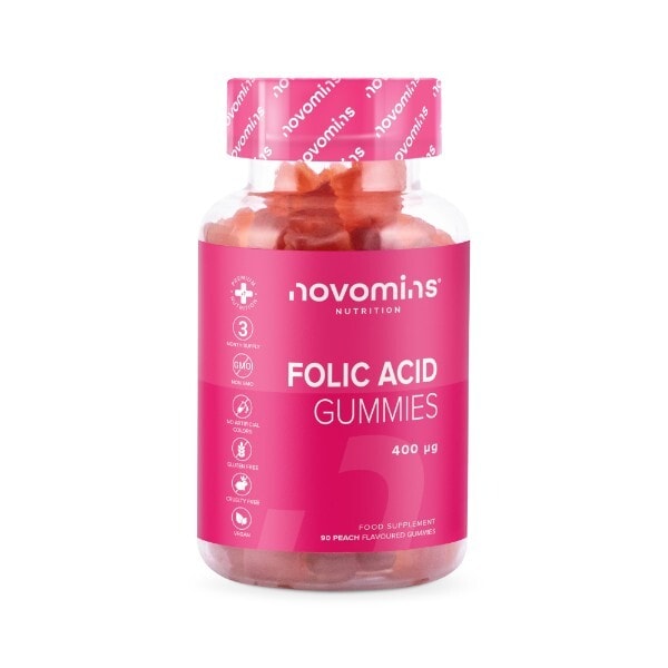 Novomins Folic Acid Gummies 90 Gummies