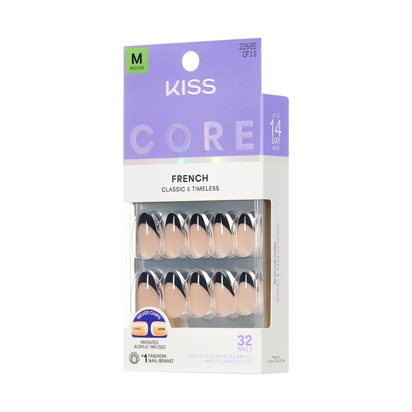 KISS CORE FRENCH NAILS FULL OF FUN