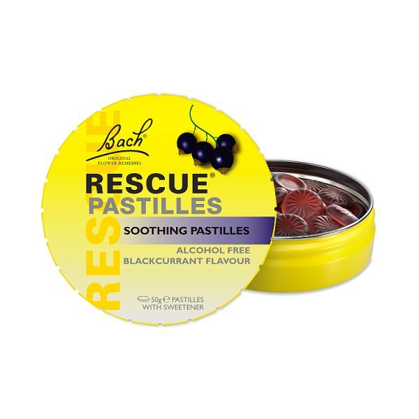 Bach Rescue Pastilles Blackcurrant 50g
