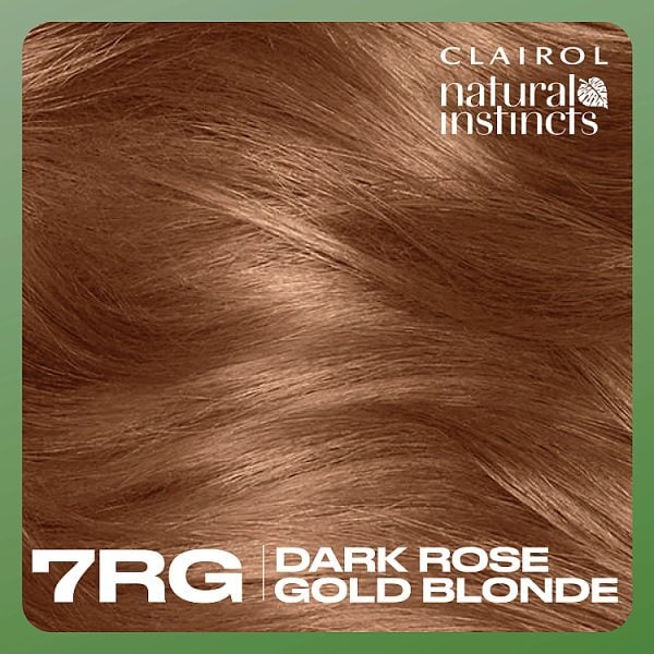 Clairol Natural Instincts Semi-Permanent Hair Dye 7RG Dark Gold Blonde