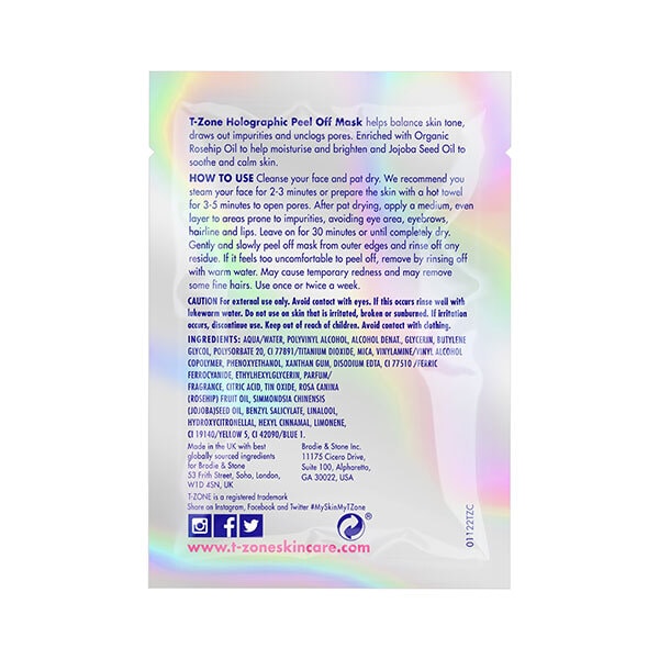 T-Zone Holographic Peel Off Mask 20ml