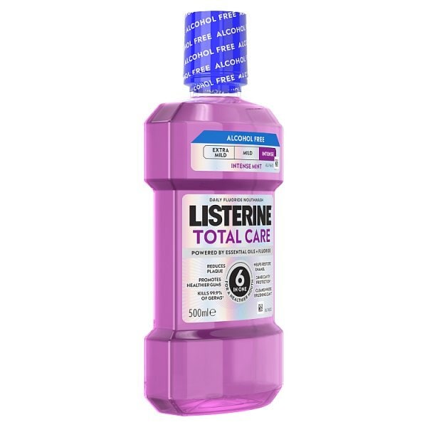 Listerine Total Care Intense Alcohol Free Mouthwash 500Ml