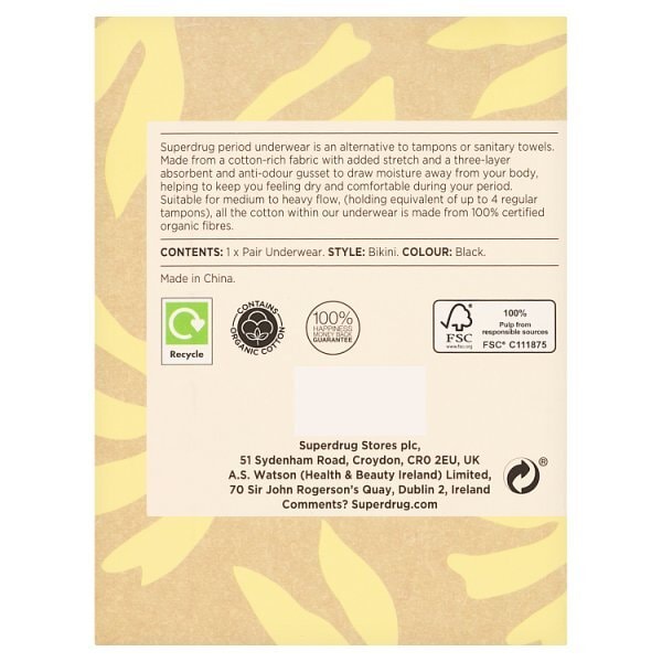 Superdrug Luna Period Bikini Pants - Medium