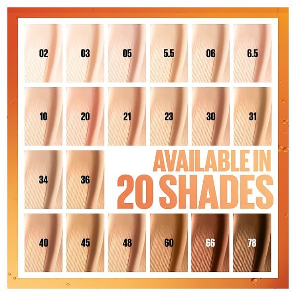 Maybelline Super Stay 24H Foundation + Vitamin C*-Shade 36