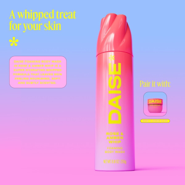 Daise Foaming Body Wash Xoxo Rose & Amber 265 Ml
