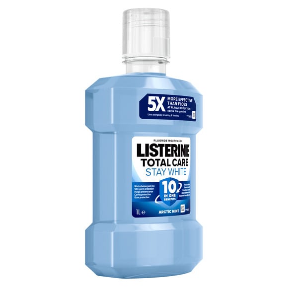 Listerine Total Care Stay White 1L