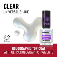 Rimmel Nail Effects Top Coat Holographic Top Coat 12Ml