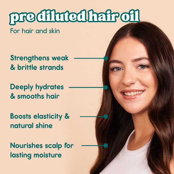 Nature Spell Natural Avocado Hair Oil with Pump