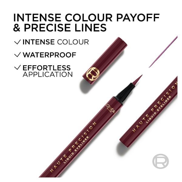 L'Oréal Paris Haute Precision Felt-tip Eyeliner Bordeaux Cashmere