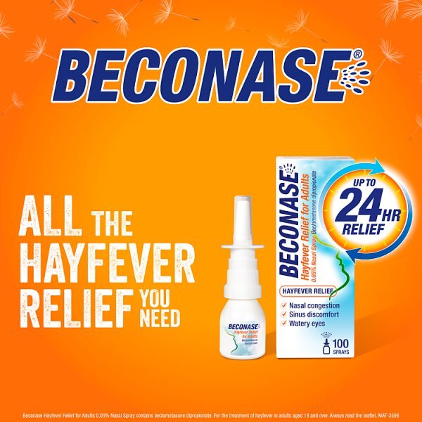 Beconase Allergy & Hayfever Relief Nasal Spray - 100 sprays