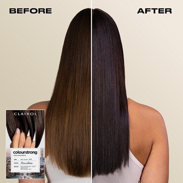 Clairol Colour Strong Permanent Hair Dye 6.0 Light Brown