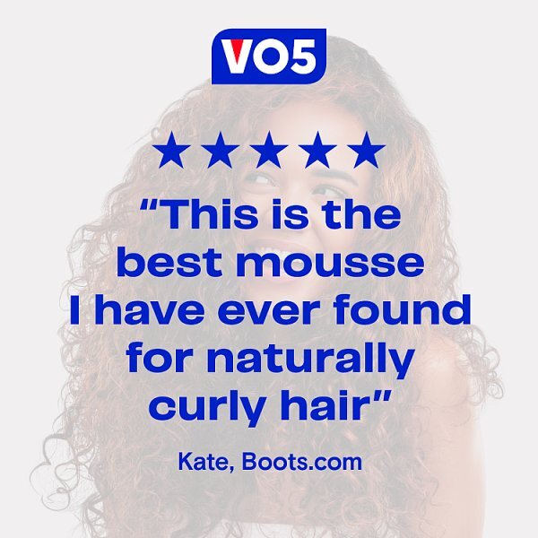 VO5 Curl Defining Hair Mousse 200ml