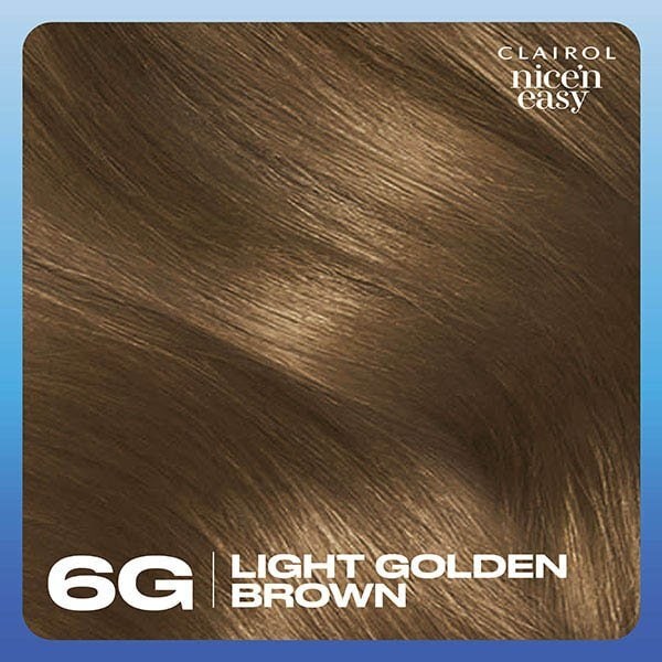 Clairol Nice'n Easy Hair Dye 6G Light Golden Brown