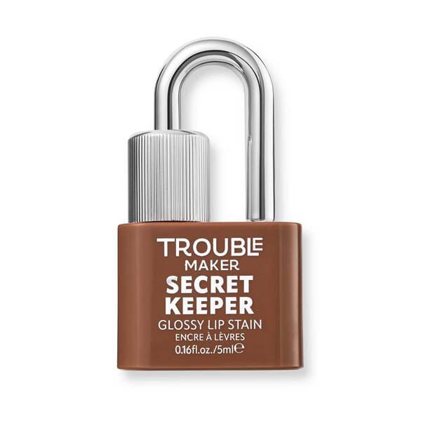 Trouble Maker Secret Keeper Lip Gloss Stain Fess Up Latte Nude