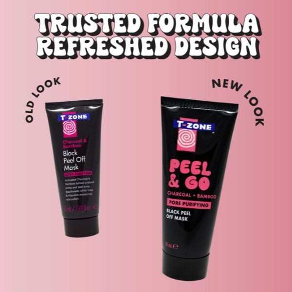 T-Zone Charcoal & Bamboo Black Peel Off Mask 50ml