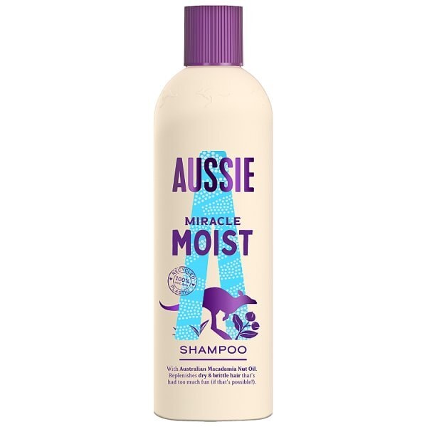 Aussie Shampoo Miracle Moist For Dry and Frizzy Hair 300ml