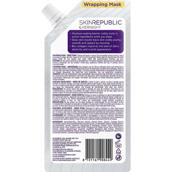 Skin Republic Bio-Collagen Overnight Wrapping Mask 25Ml
