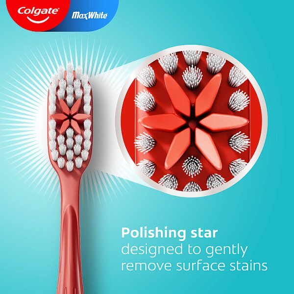 Colgate Max White Medium Toothbrush 3 Pack