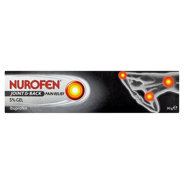 Nurofen Joint & Back Pain Relief 5% Ibuprofen Gel 30g