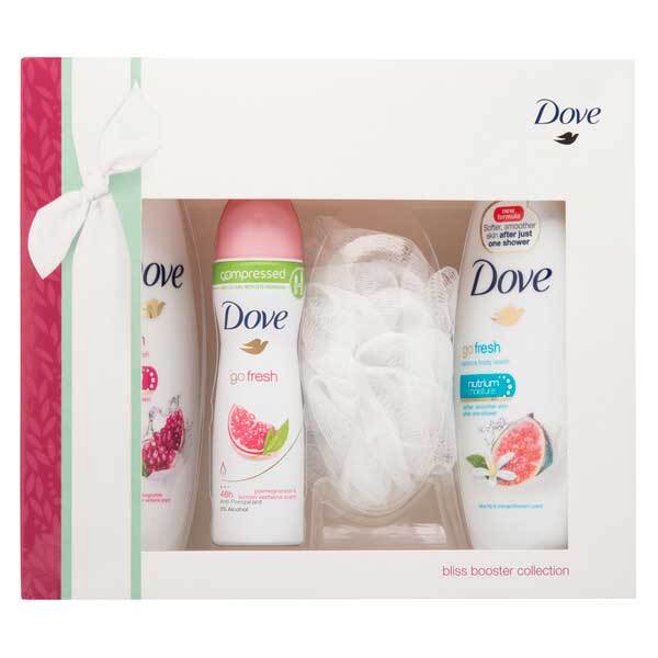 Dove Bliss Booster Bath & Shower Trio Gift Set