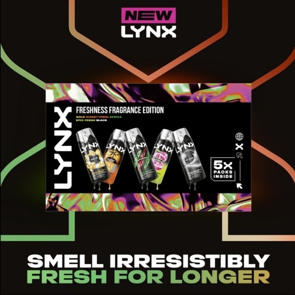 Lynx Freshness Fragrance Edition Gift Set 5 pc