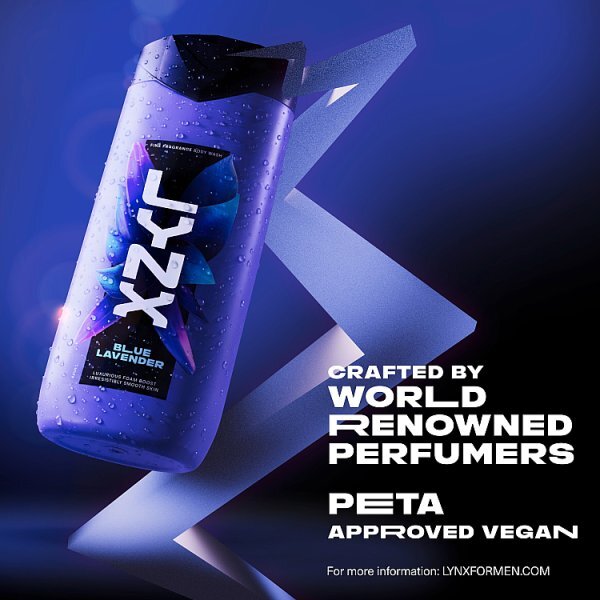 Lynx Fine Fragrance Collection Blue Lavender Premium Body Wash 400 ml