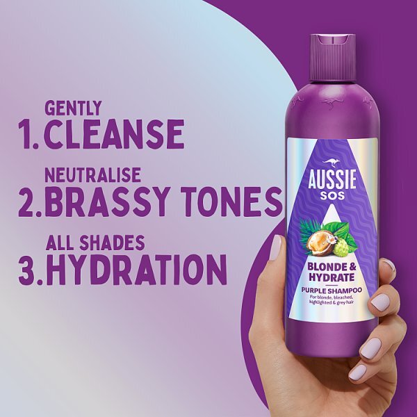Aussie Blonde & Hydrate Purple Shampoo 300ml